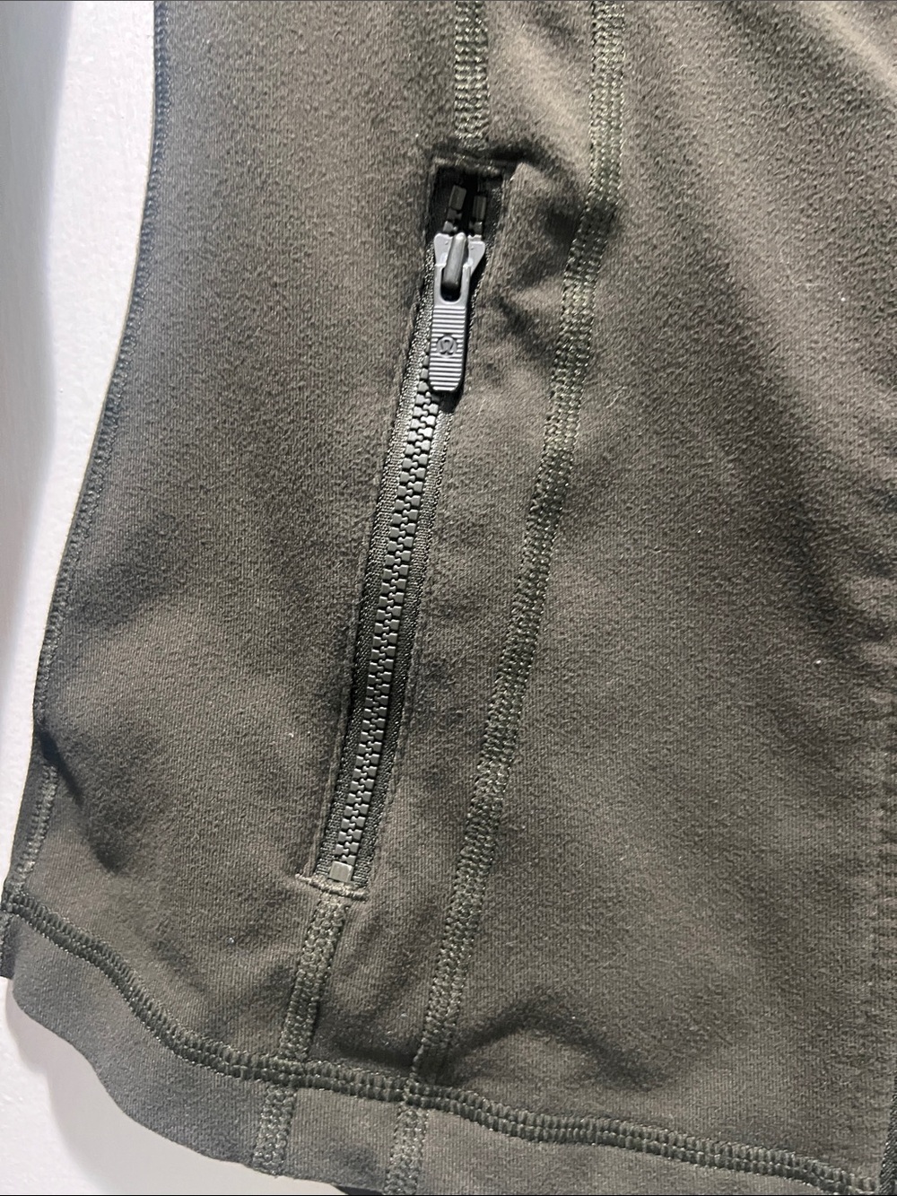 lululemon athletica Olive Green Full-Zip Performance Jacket - Picture 6 of 9